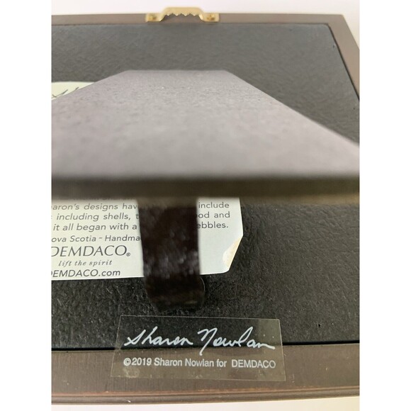 Sharon Nowlan Demdaco Bride & Groom Framed Picture 3D Wood Stone Wedding Bridal - Picture 6 of 10